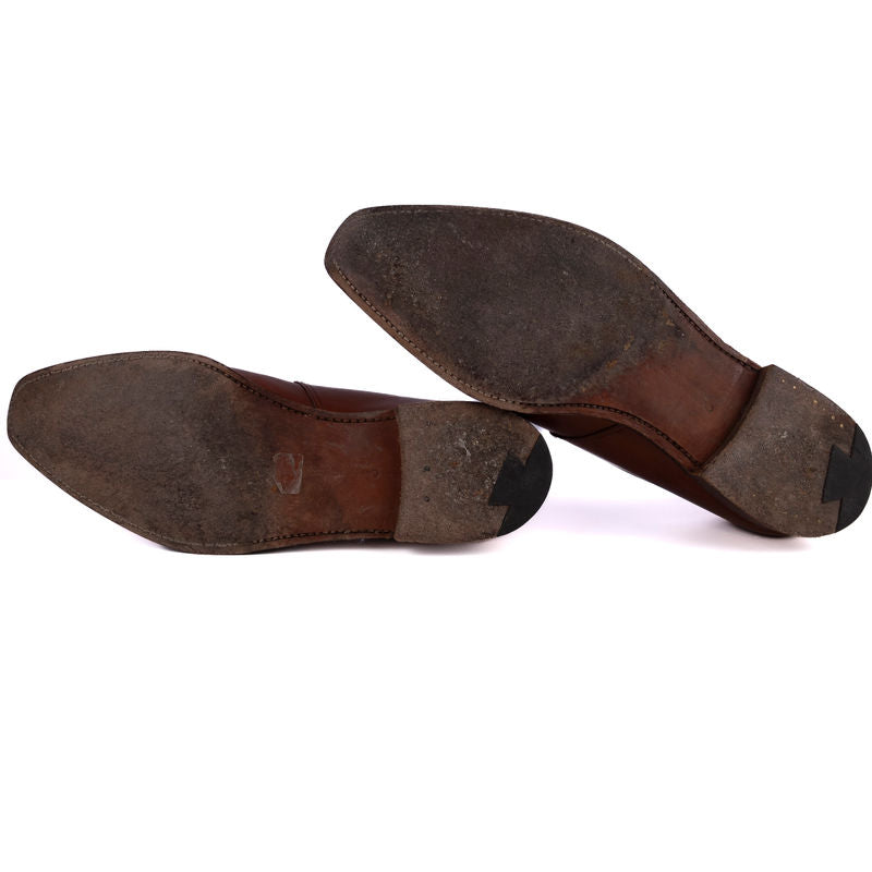 Crockett & Jones Brown Single Monkstrap