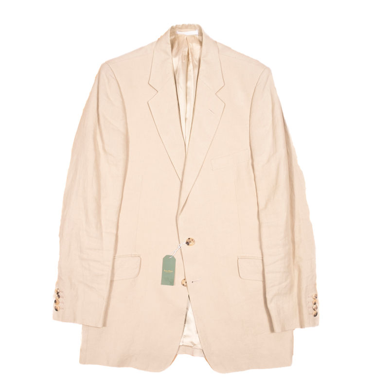 Ede & Ravenscroft Sand Linen Suit Sz 54