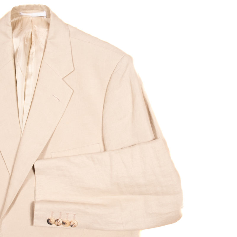 Ede & Ravenscroft Sand Linen Suit Sz 54