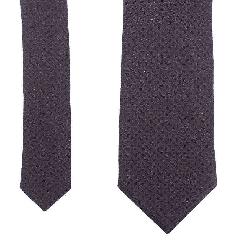 Black Patterned Tie