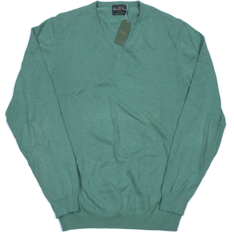 Alan Paine Green V-neck Sz 56