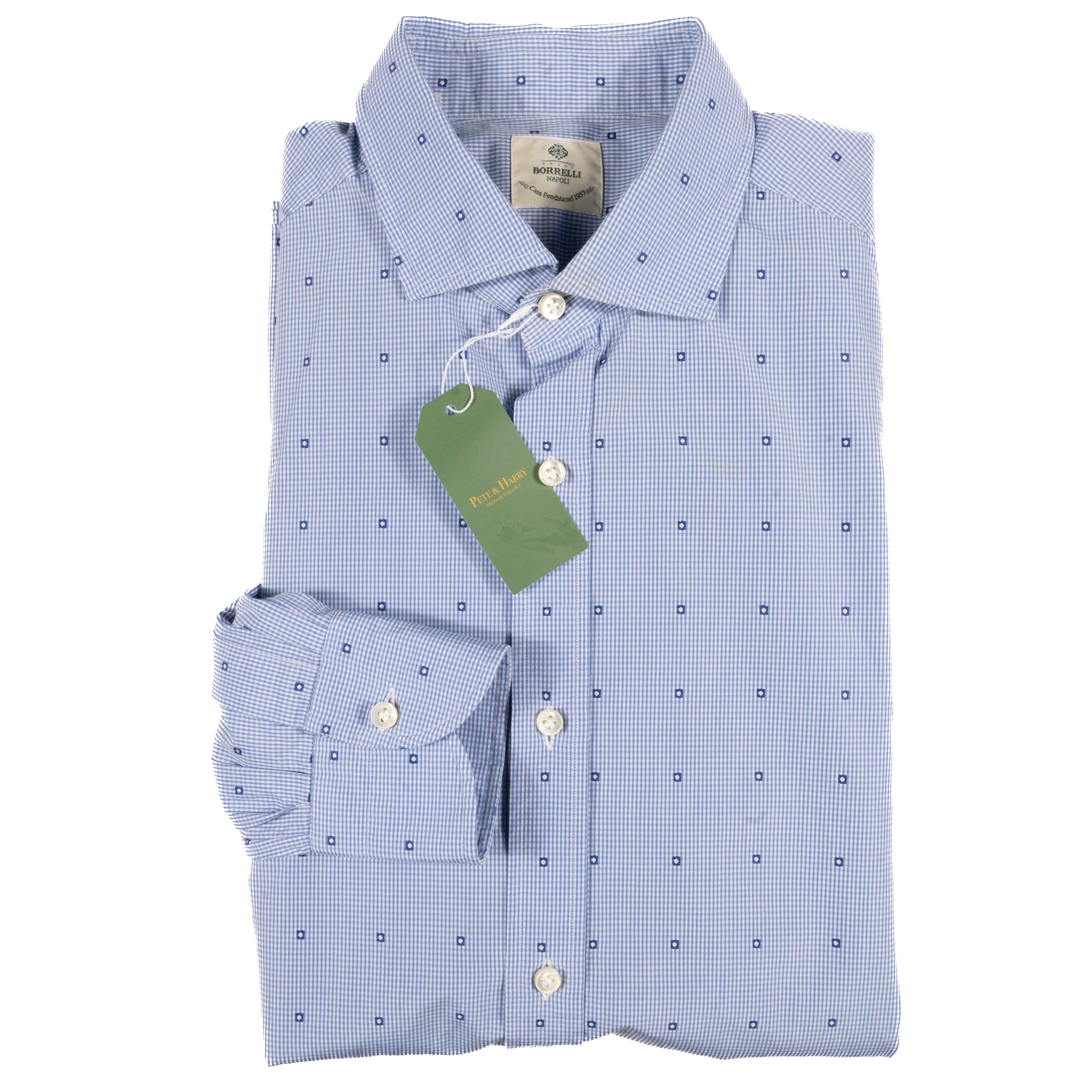 Light Blue Gingham Shirt