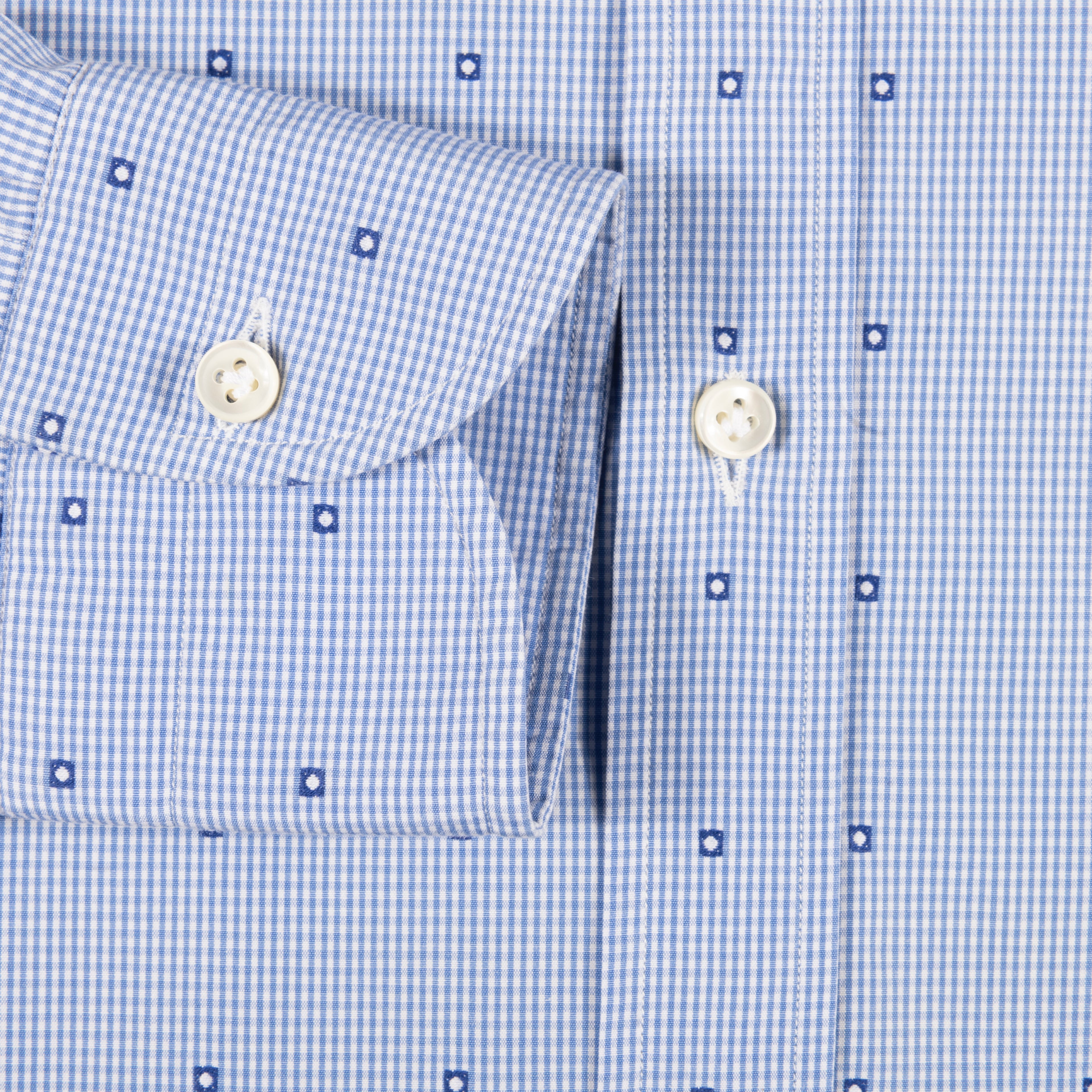 Light Blue Gingham Shirt