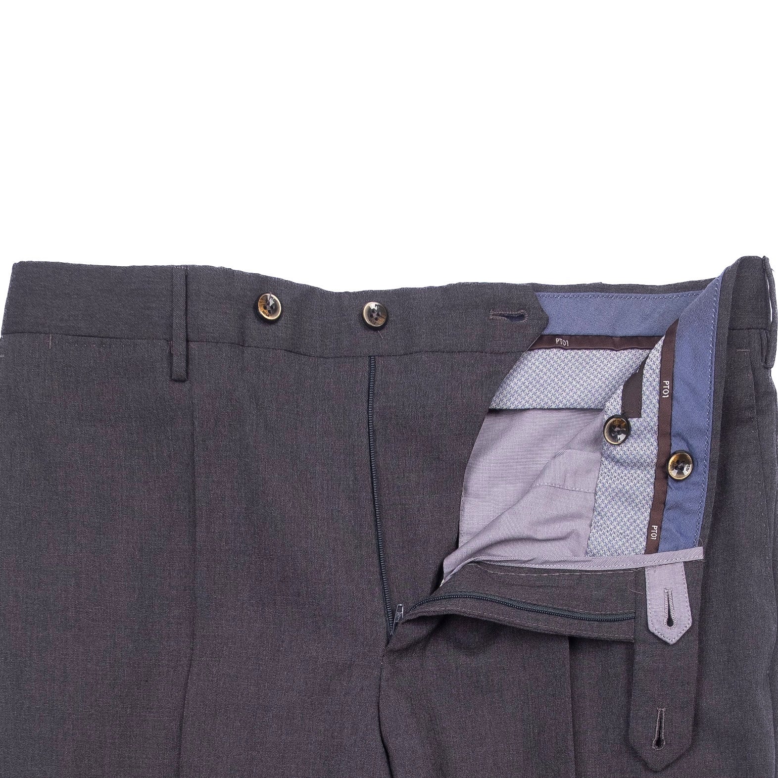 Grey Wool Dress Trouser