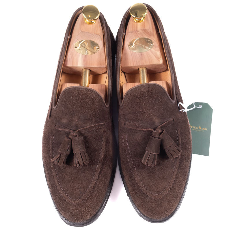 Crockett & Jones Brown Tassel Loafers