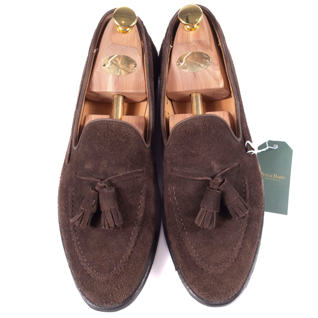 Crockett & Jones Brown Tassel Loafers