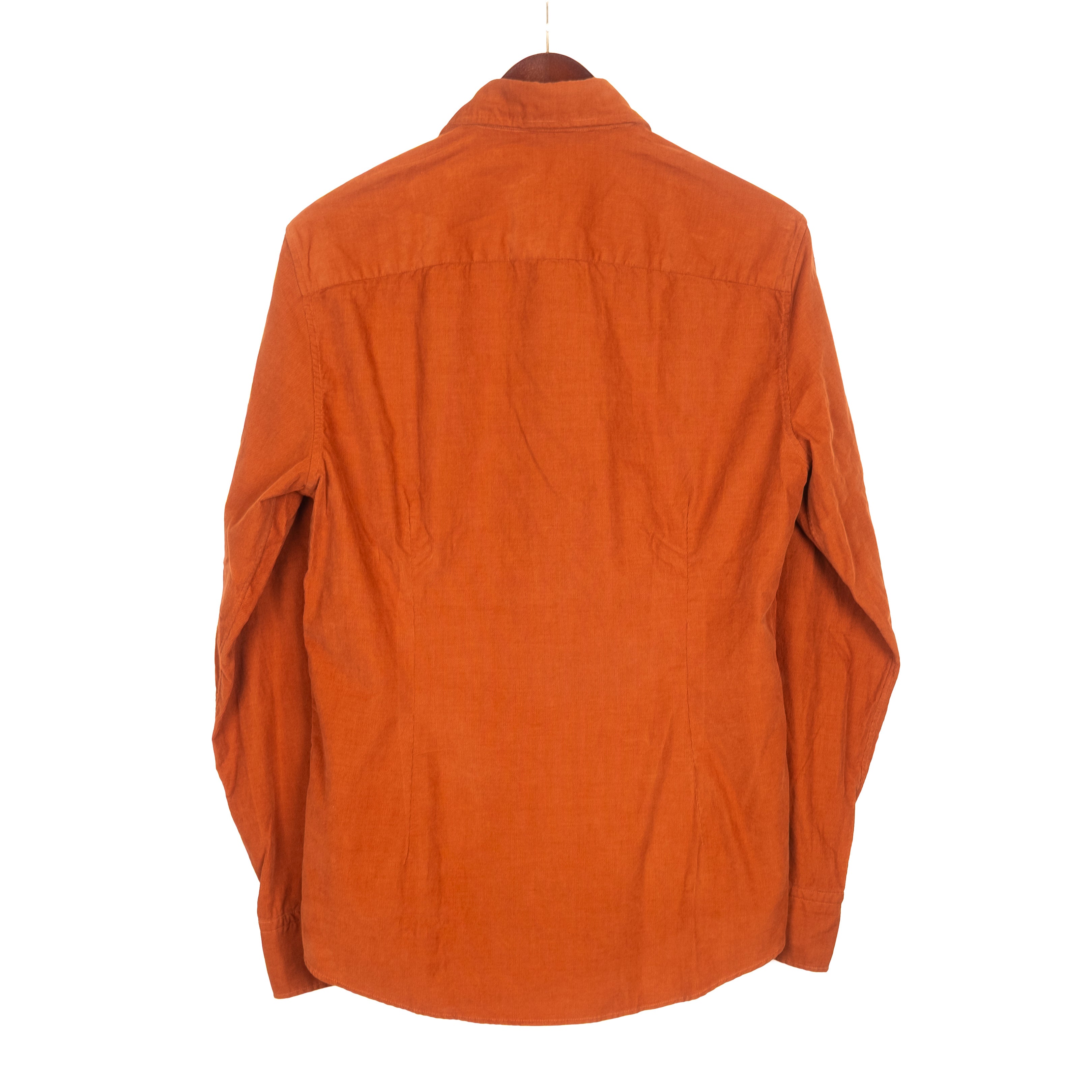 Orange Rust Corduroy Shirt