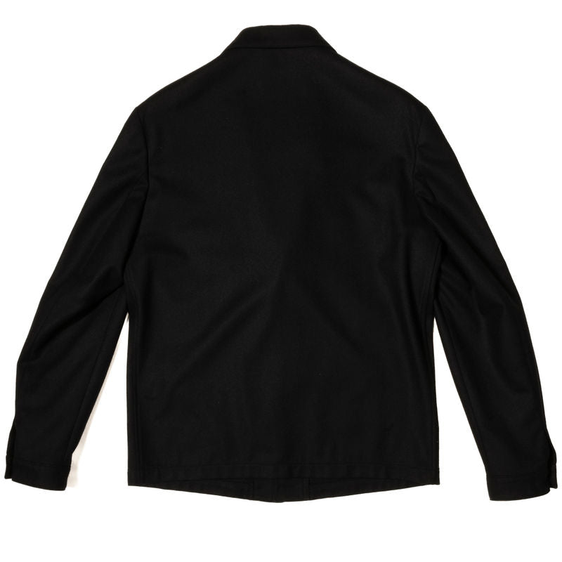 Neapolitan Hand Tailored Black Utility Jacket