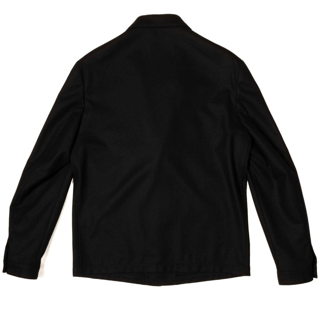 Neapolitan Tailored Black Utility Jacket Sz 50