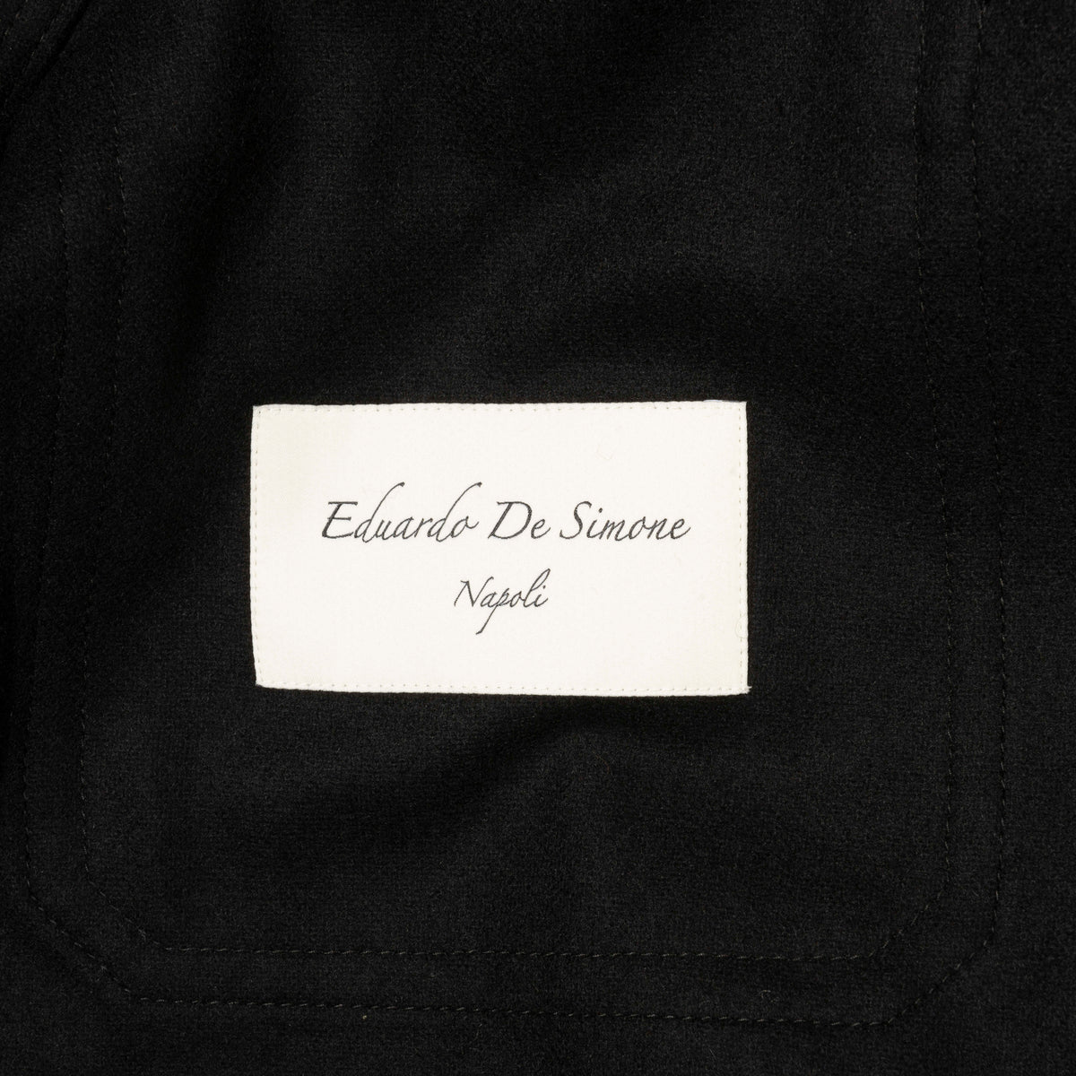 Neapolitan Tailored Black Utility Jacket Sz 50
