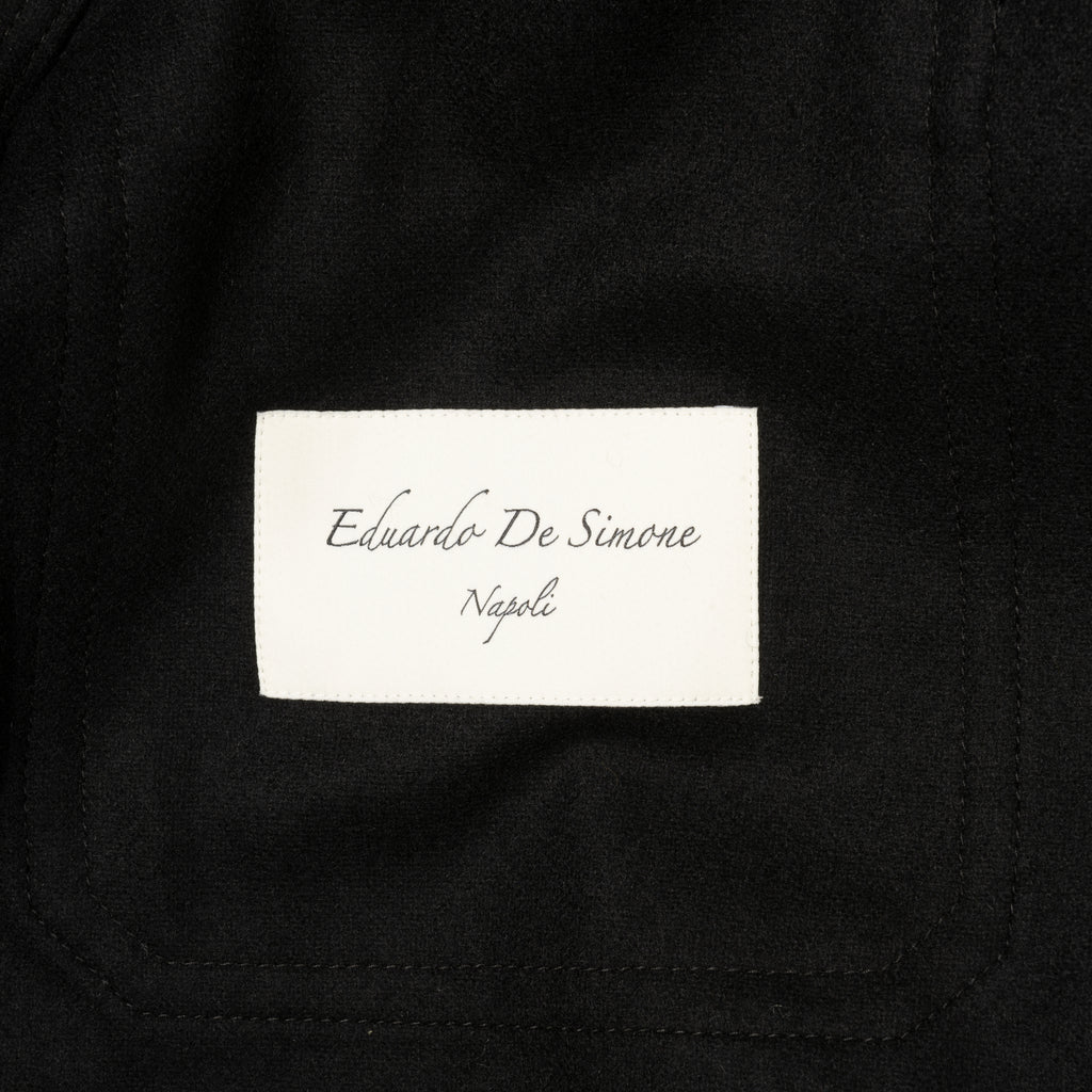 Neapolitan Hand Tailored Black Utility Jacket