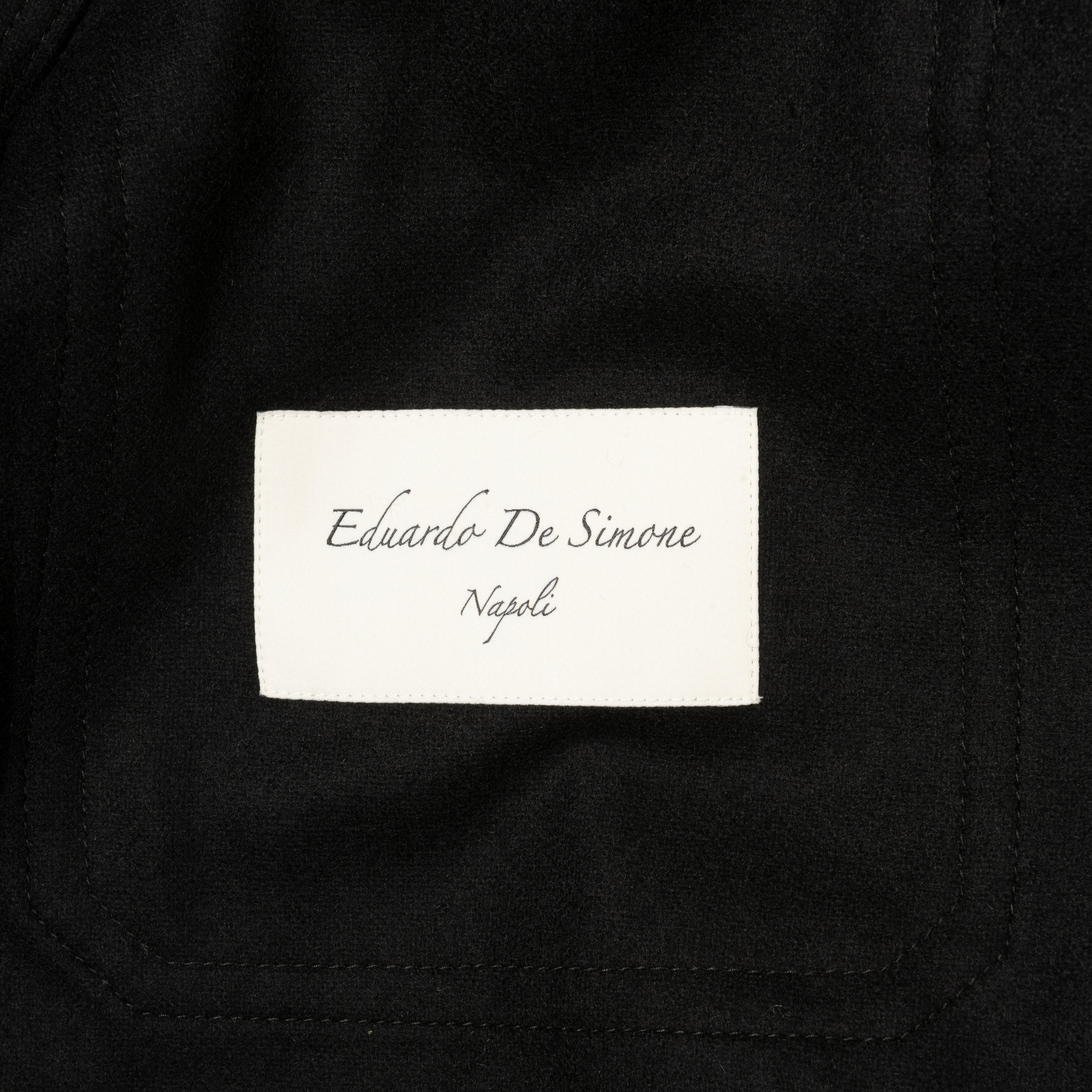Neapolitan Hand Tailored Black Utility Jacket