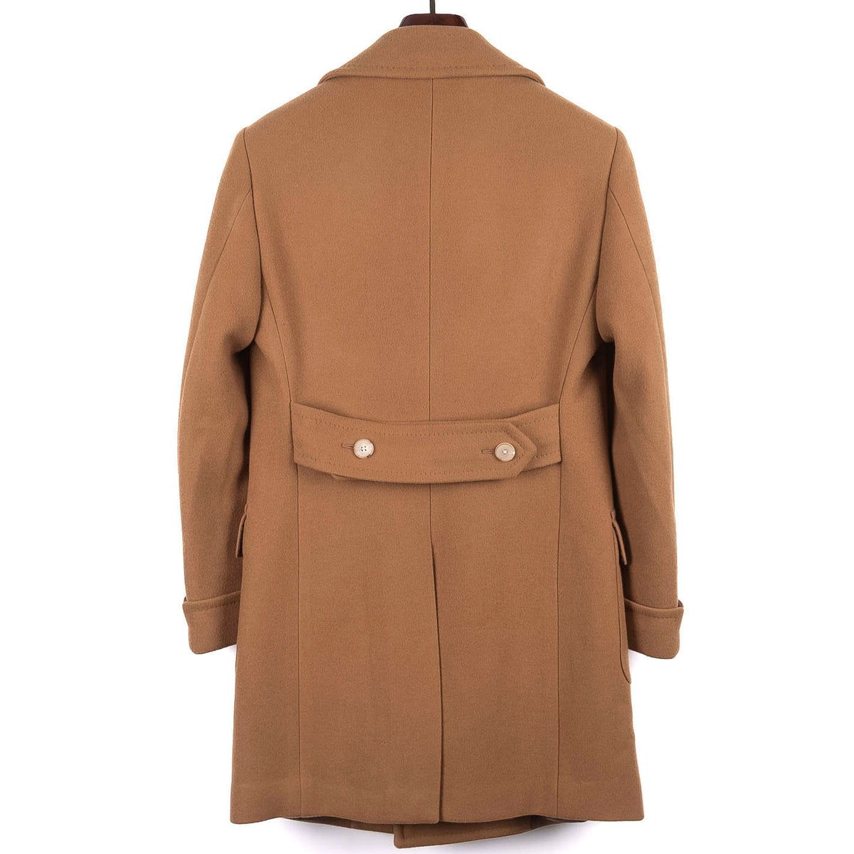 Camel Double Breasted Winter Coat