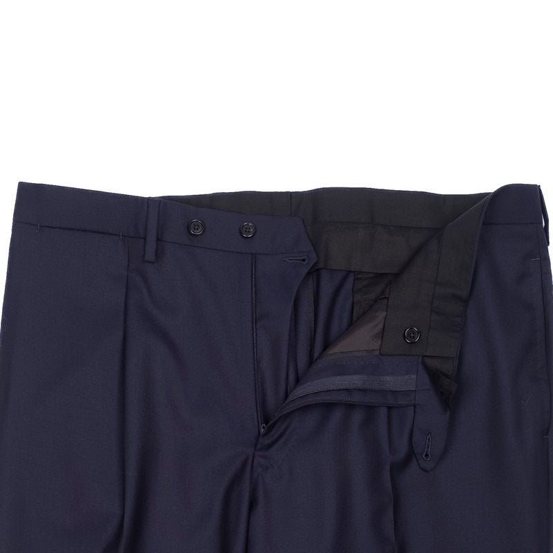 Neapolitan Hand Tailored Navy Suit Sz 54