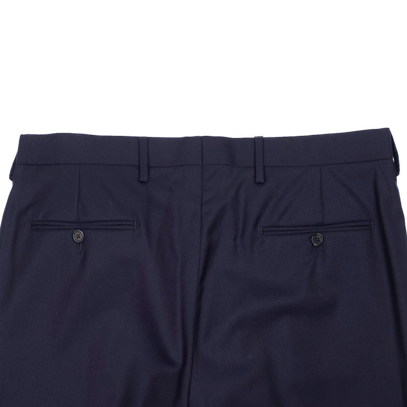 Neapolitan Hand Tailored Navy Suit Sz 54