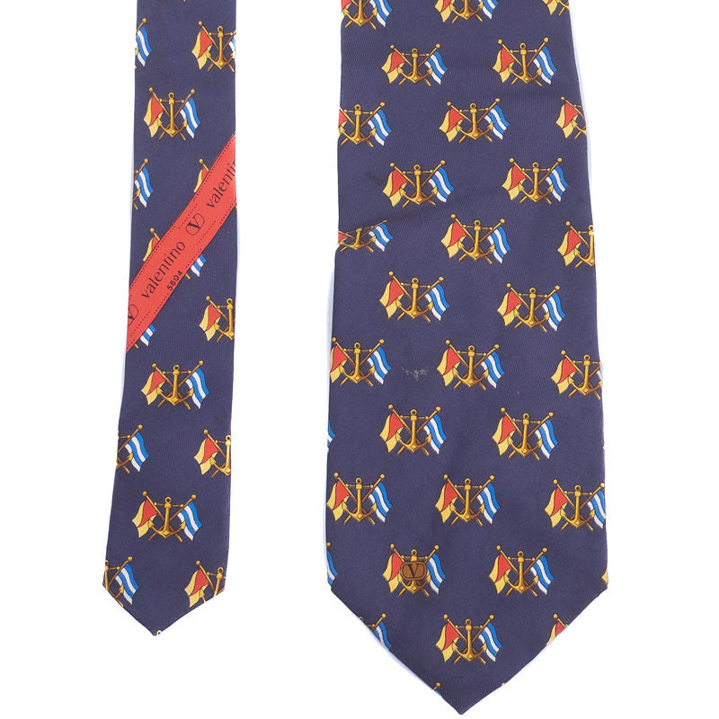 Navy Nautical Tie