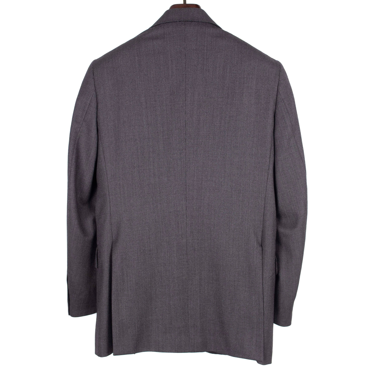 Grey Birdseye Weave Suit