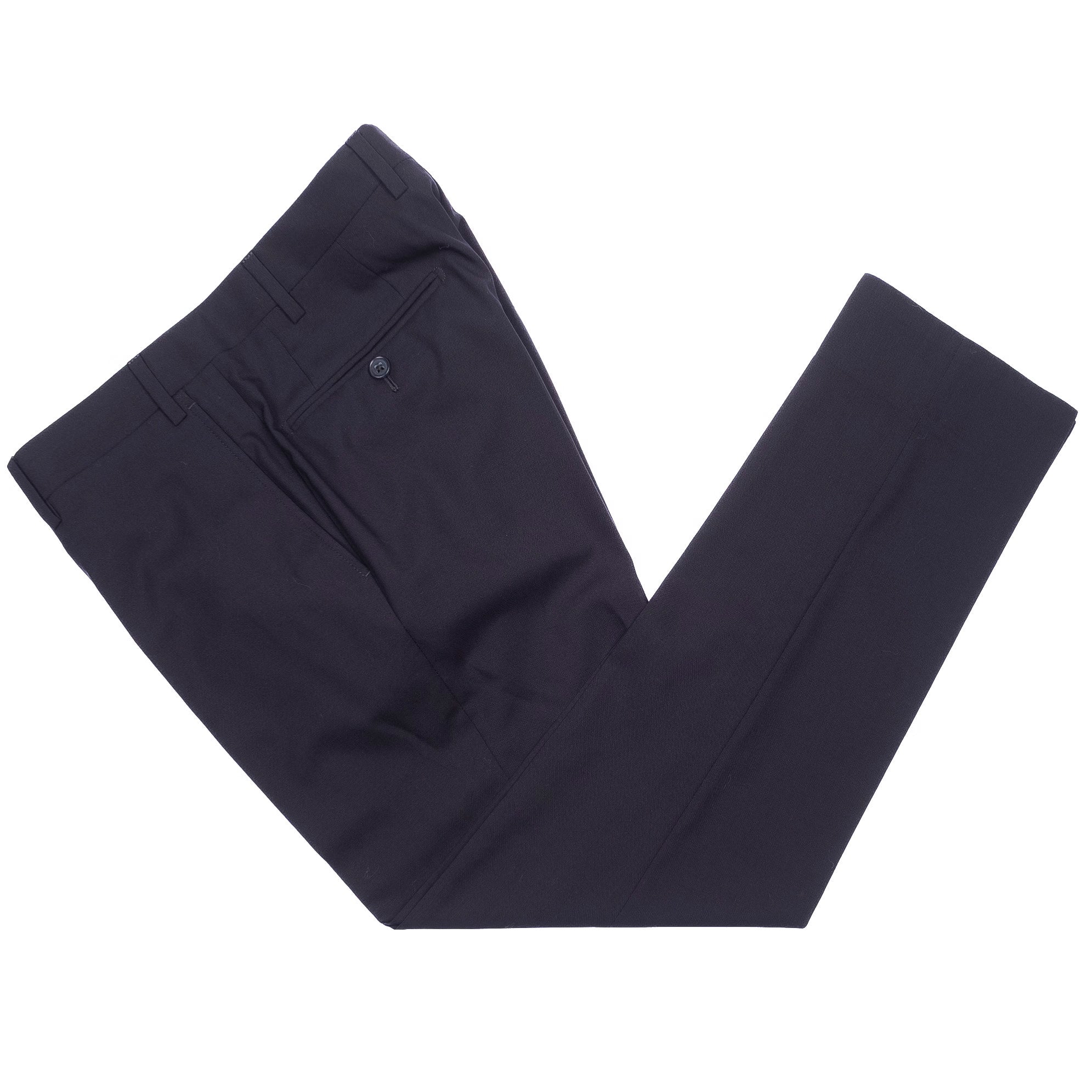 Black Wool Dress Trouser