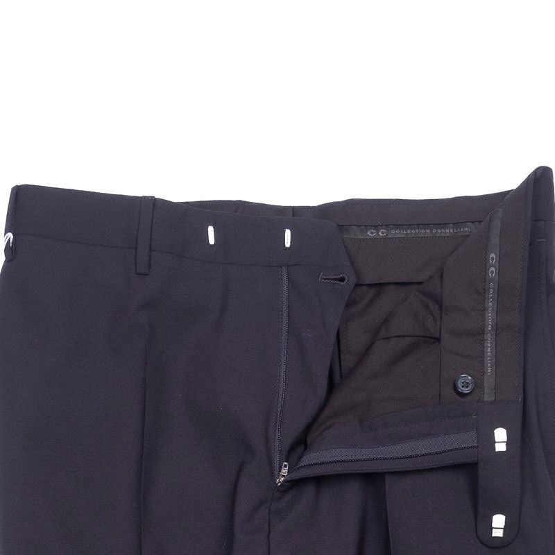 Black Wool Dress Trouser