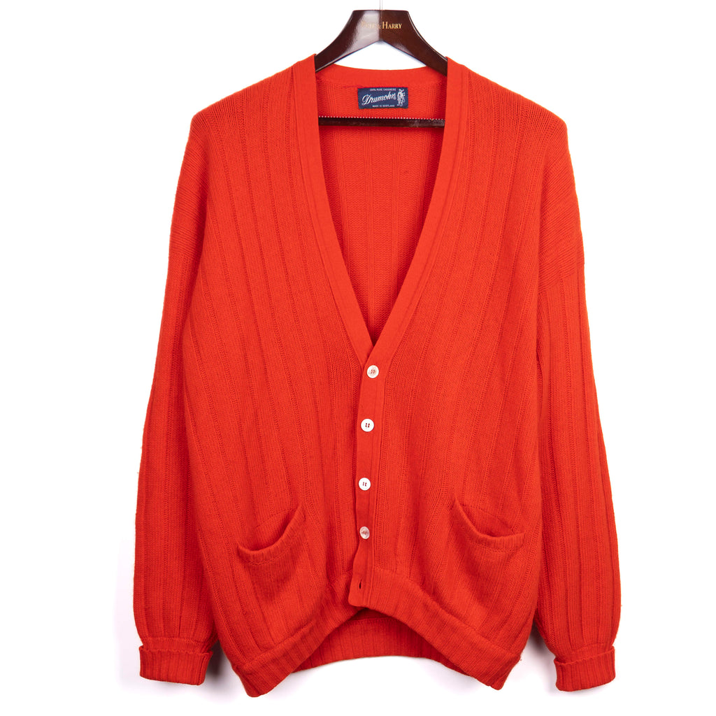 Red Cashmere Cardigan
