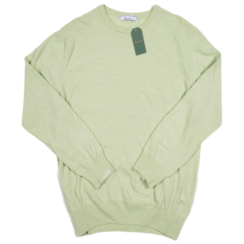 Green Cashmere Blend Crewneck