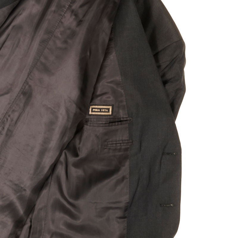 Canali Grey Silk Blazer