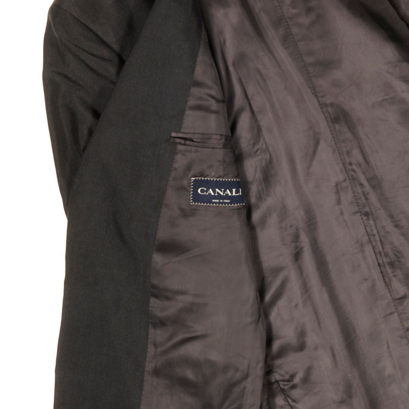 Canali Grey Silk Blazer