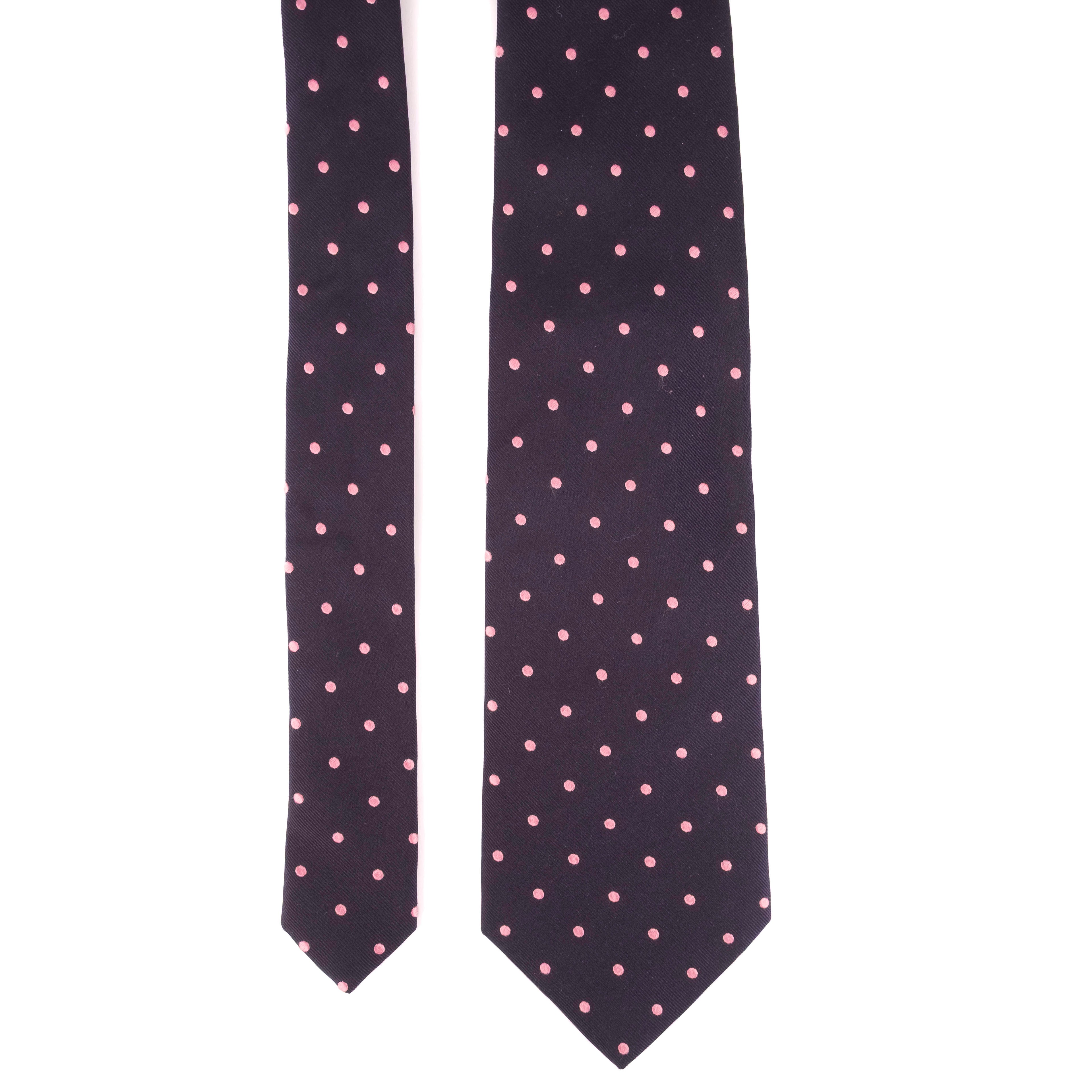 Navy Dotted Tie