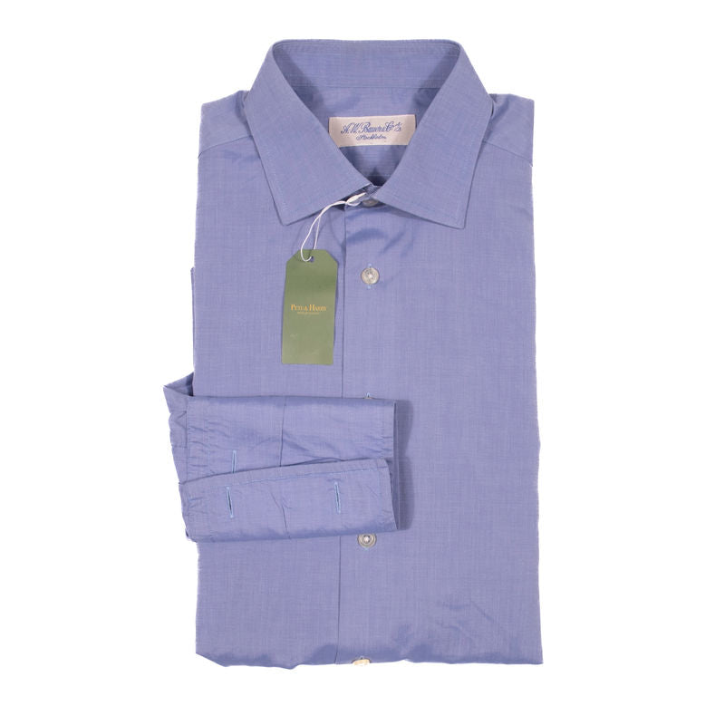 A.W. Bauer Blue French Cuff Business Shirt