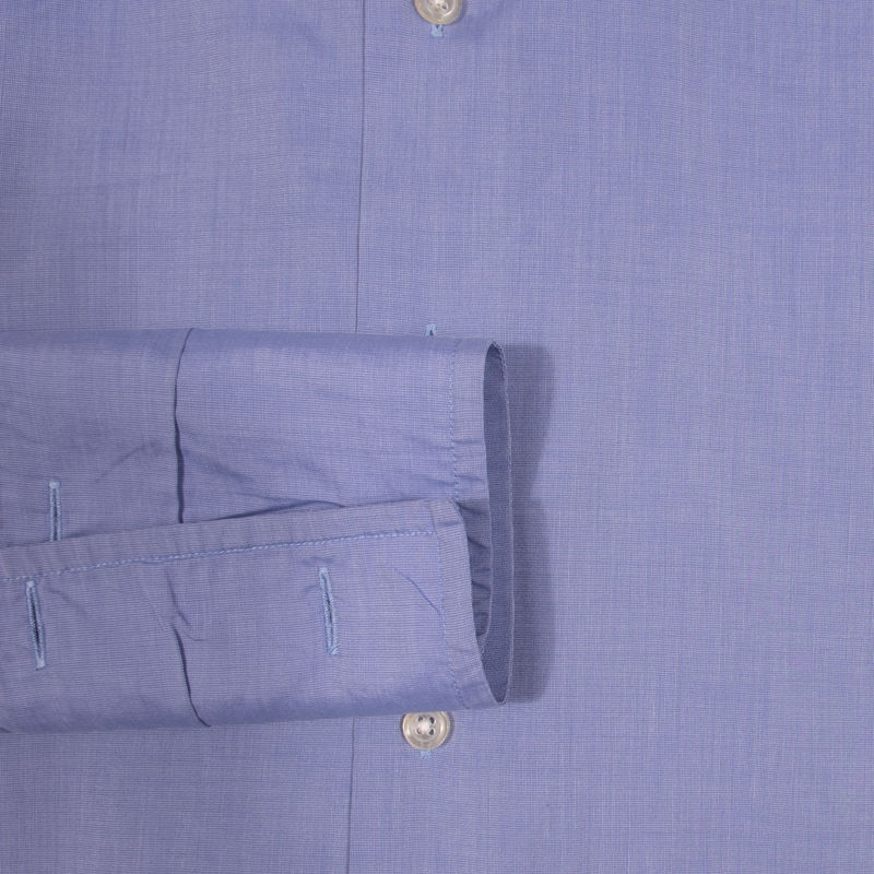 A.W. Bauer Blue French Cuff Business Shirt