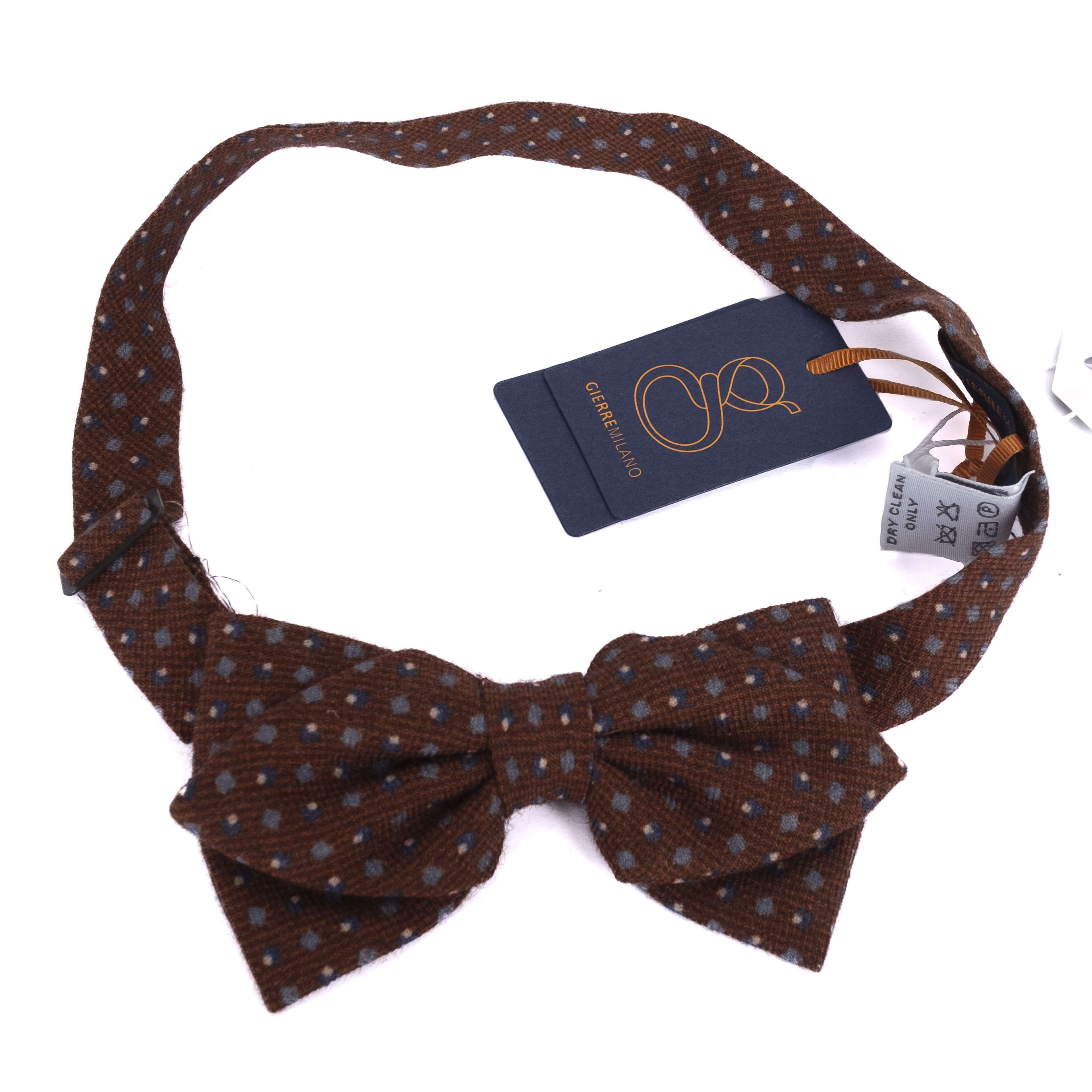 Orange Medallion Bow Tie