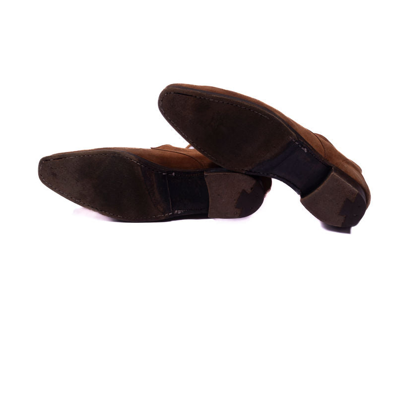 Crockett & Jones Brown Suede Chukka Boots