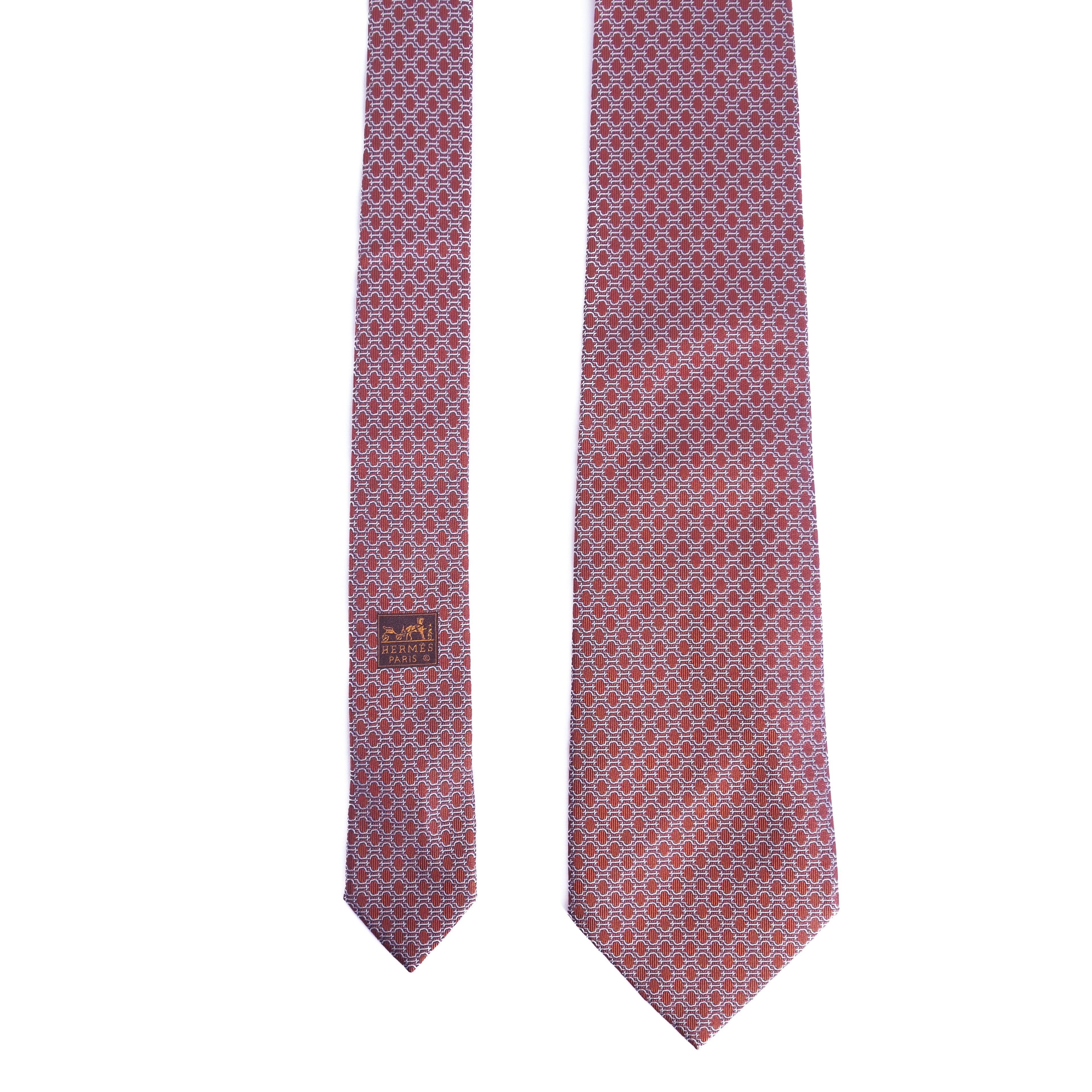 Burgundy Patterned Tie
