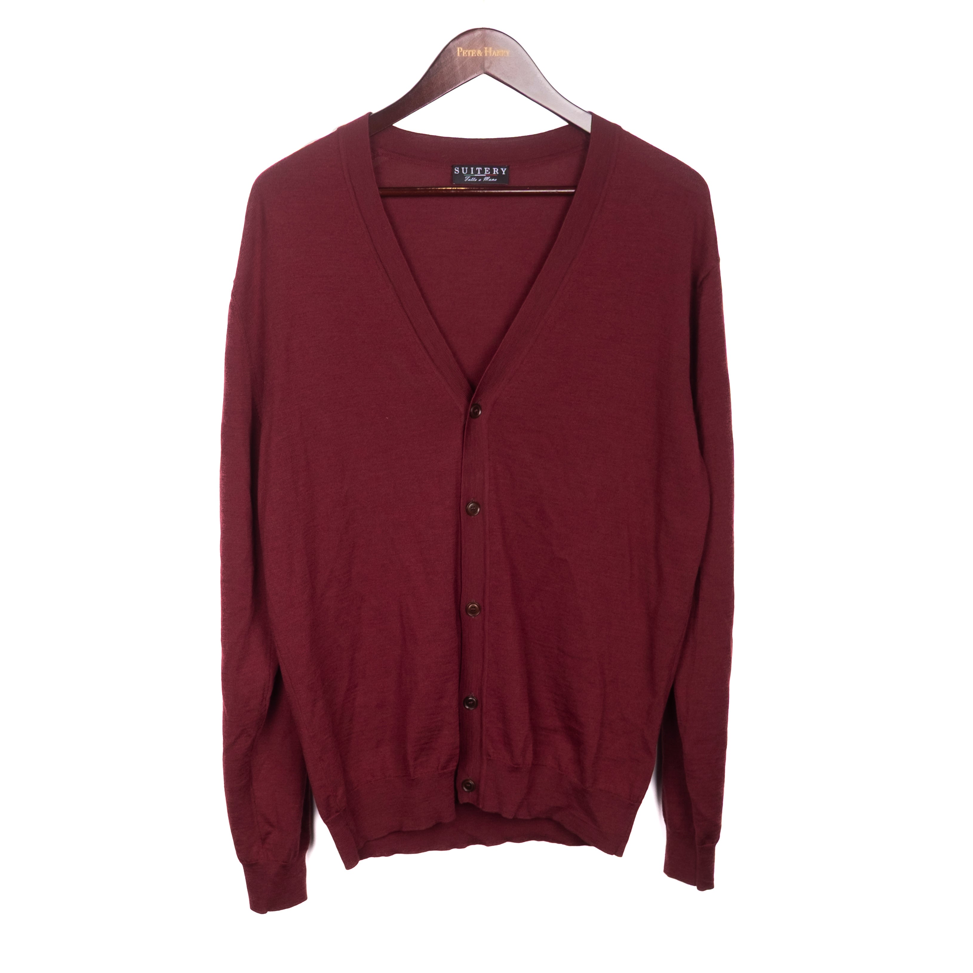 Burgundy Cardigan