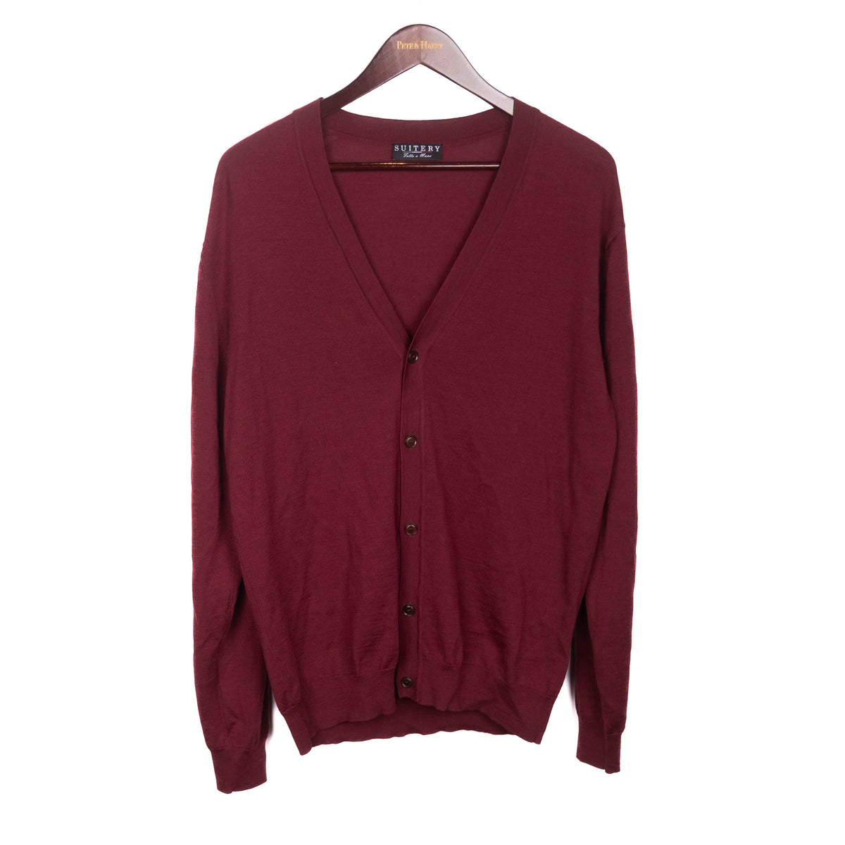 Burgundy Cardigan
