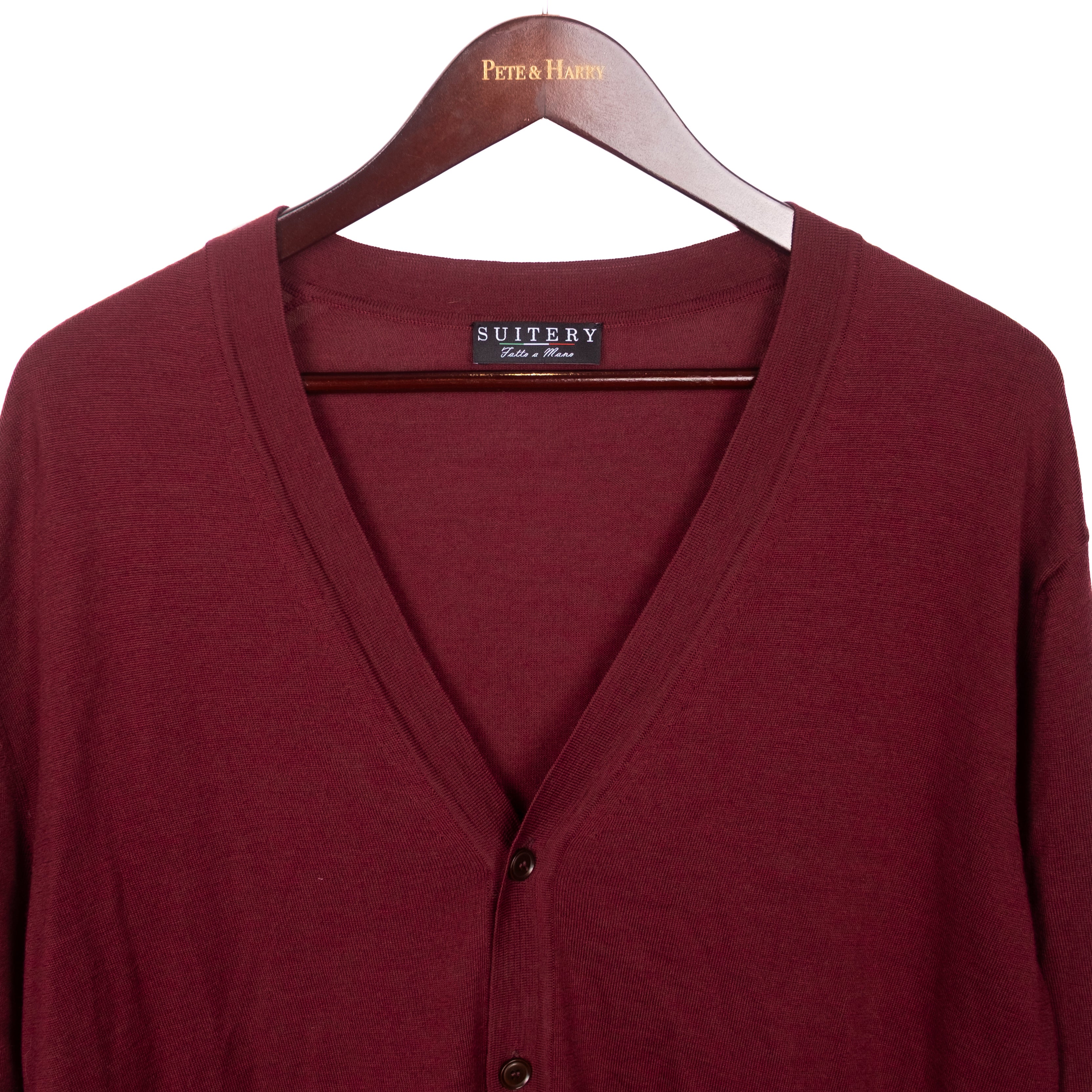 Burgundy Cardigan