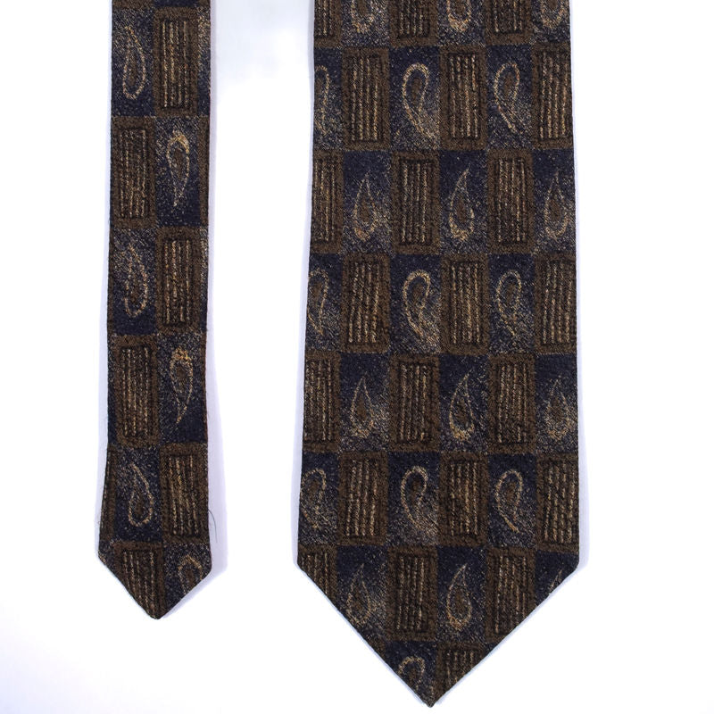 Austin Reed Blue and Green Paisley Tie