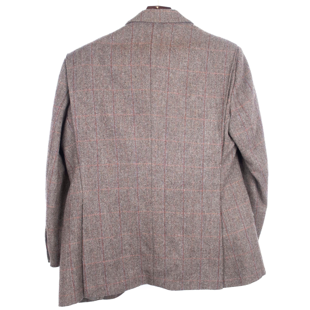 Brown Windowpane Checked Tweed Hunting Suit with Breeks