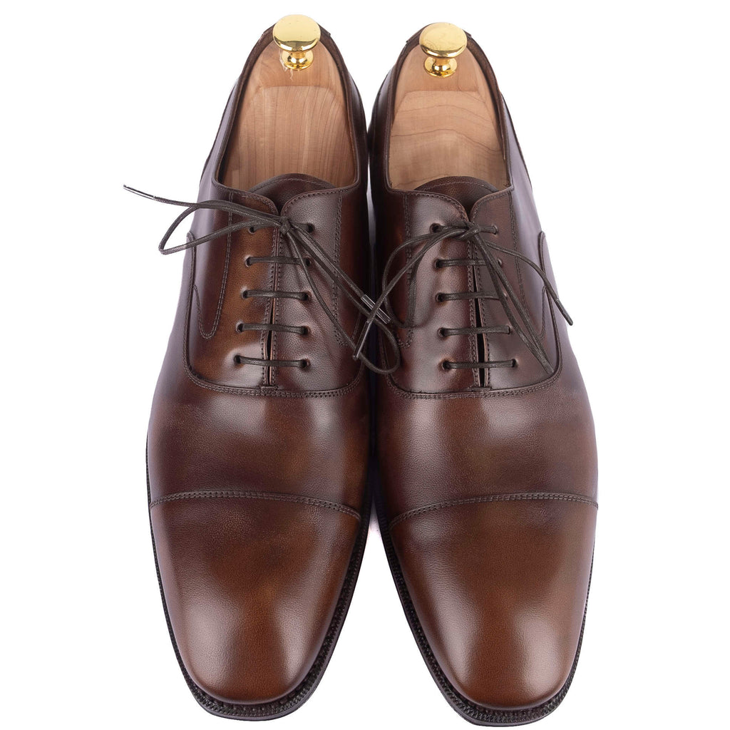 Box Calf Brown Cap Toe Oxfords