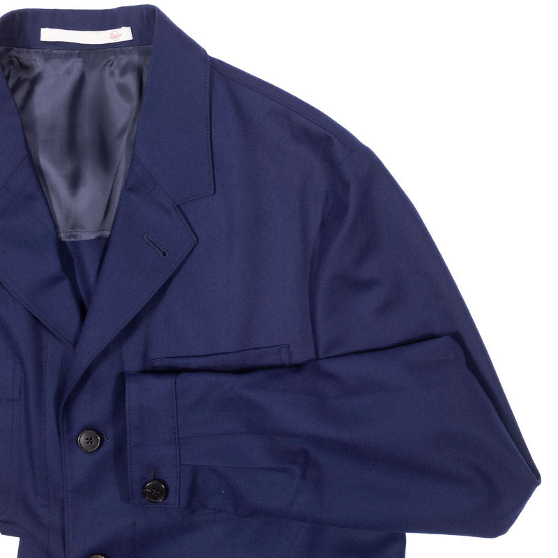 Est Retail Price 10 000 SEK - Eduardo De Simone Blue Utility Jacket Sz 50