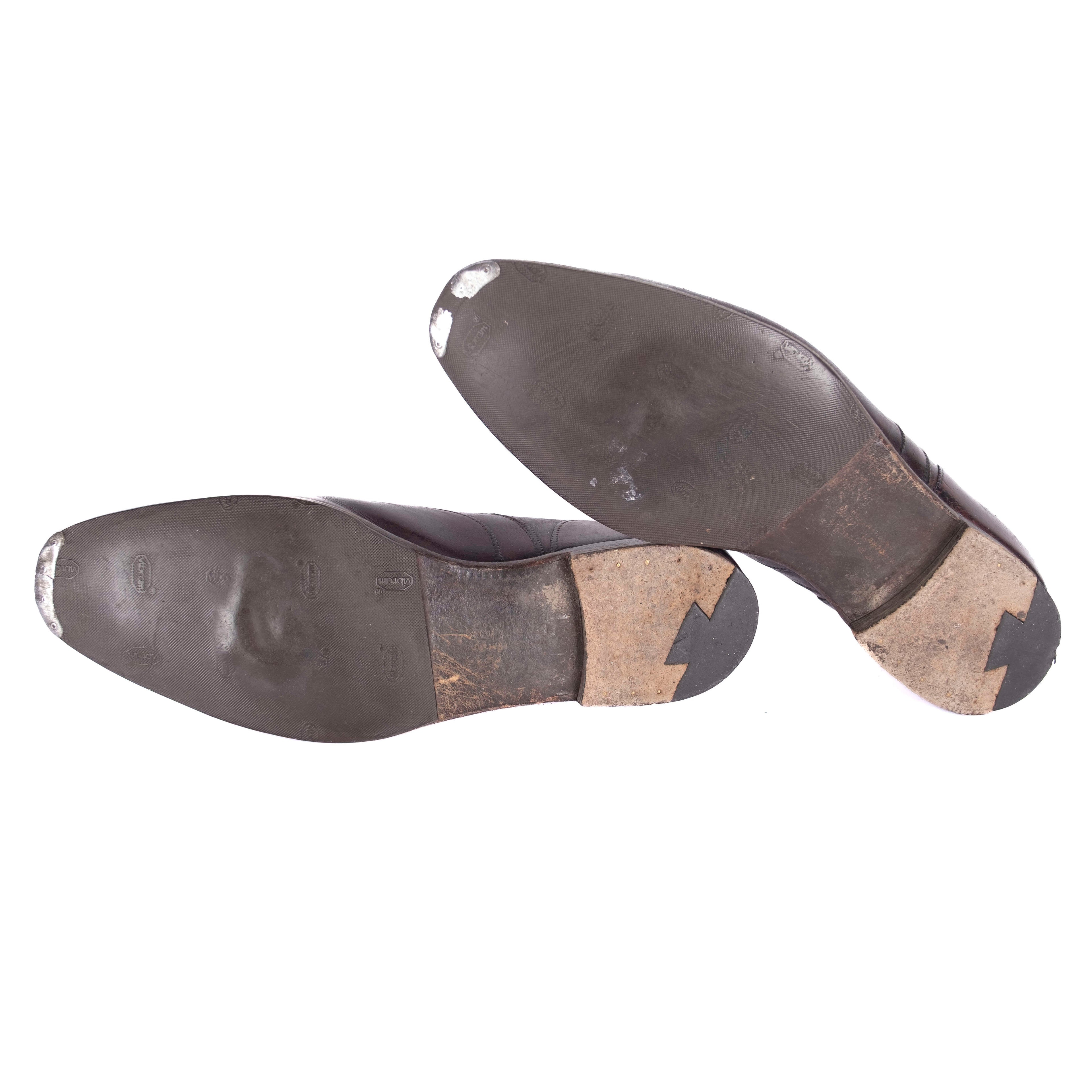 Brown Suede Penny Loafers