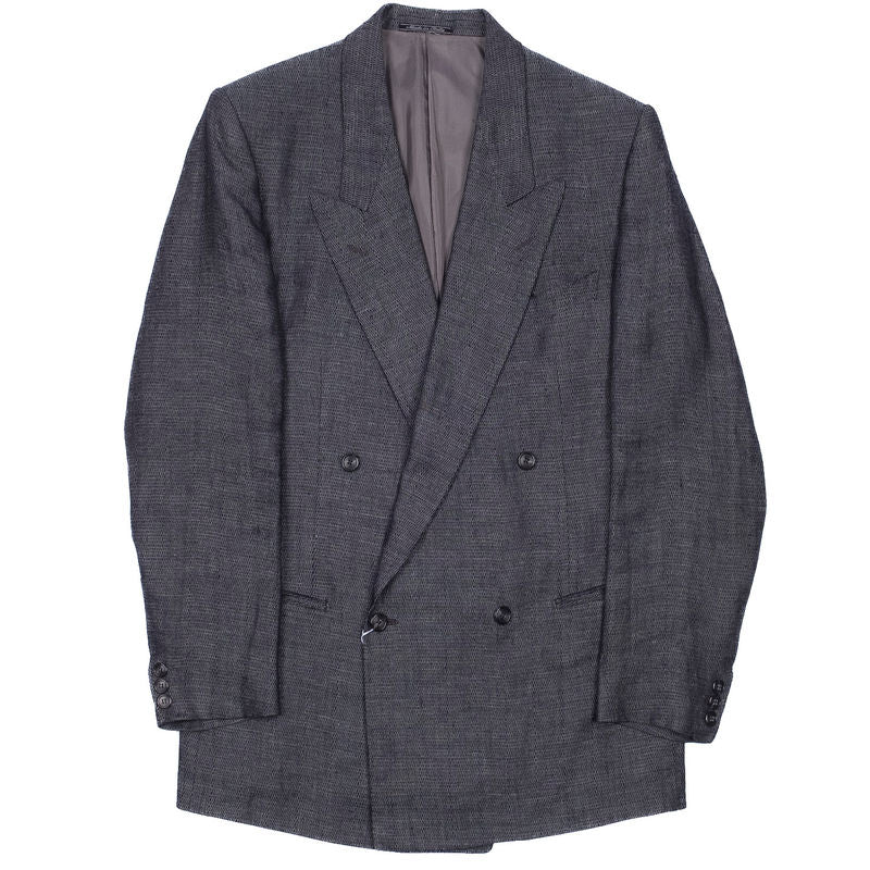 Italian Grey Double Breasted Blazer