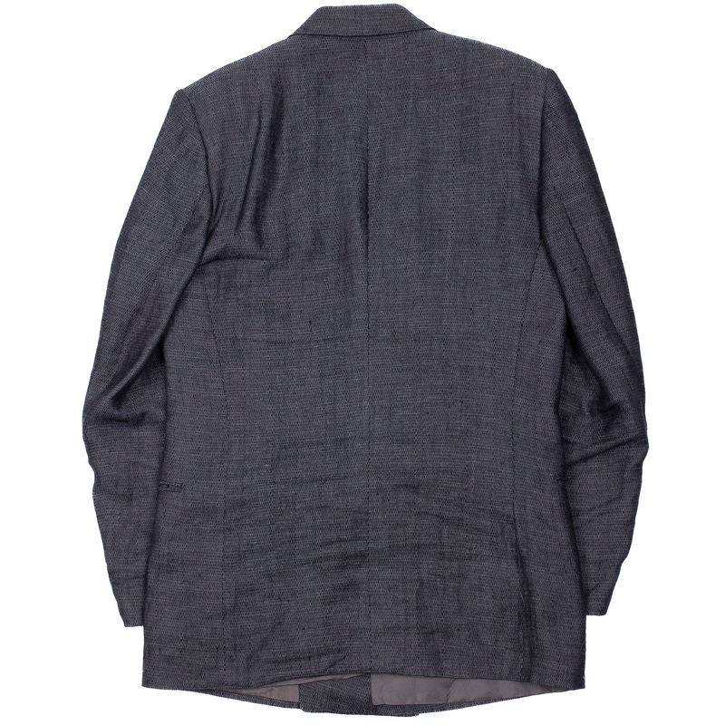 Italian Grey Double Breasted Blazer