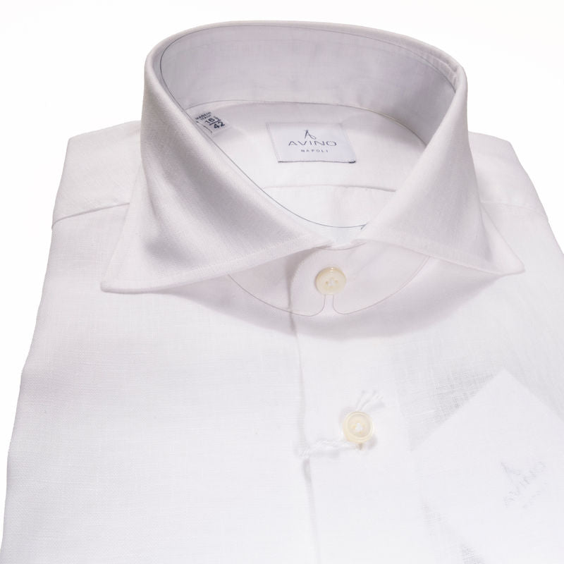 White Linen Shirt 42