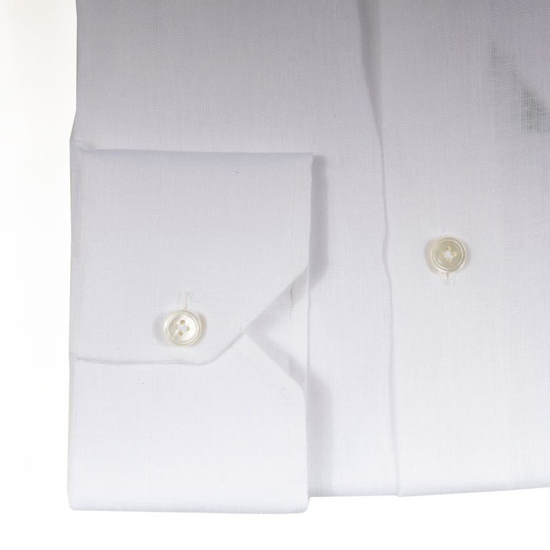 White Linen Shirt 42