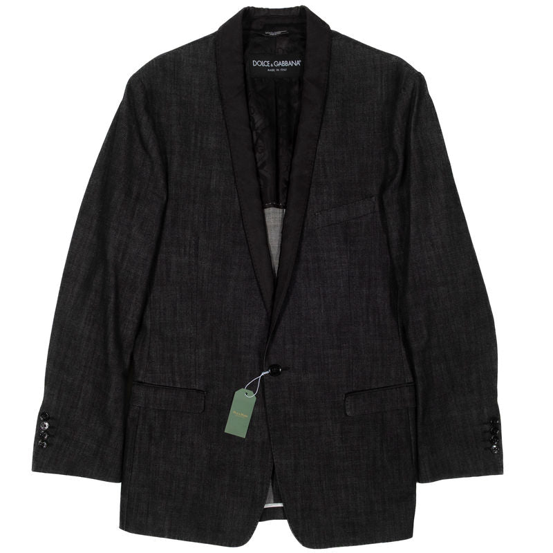 Dolce & Gabbana Denim Dinner Jacket Sz 50
