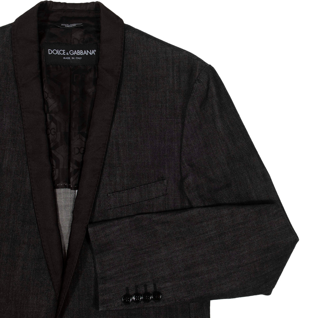 Dolce & Gabbana Denim Dinner Jacket Sz 50