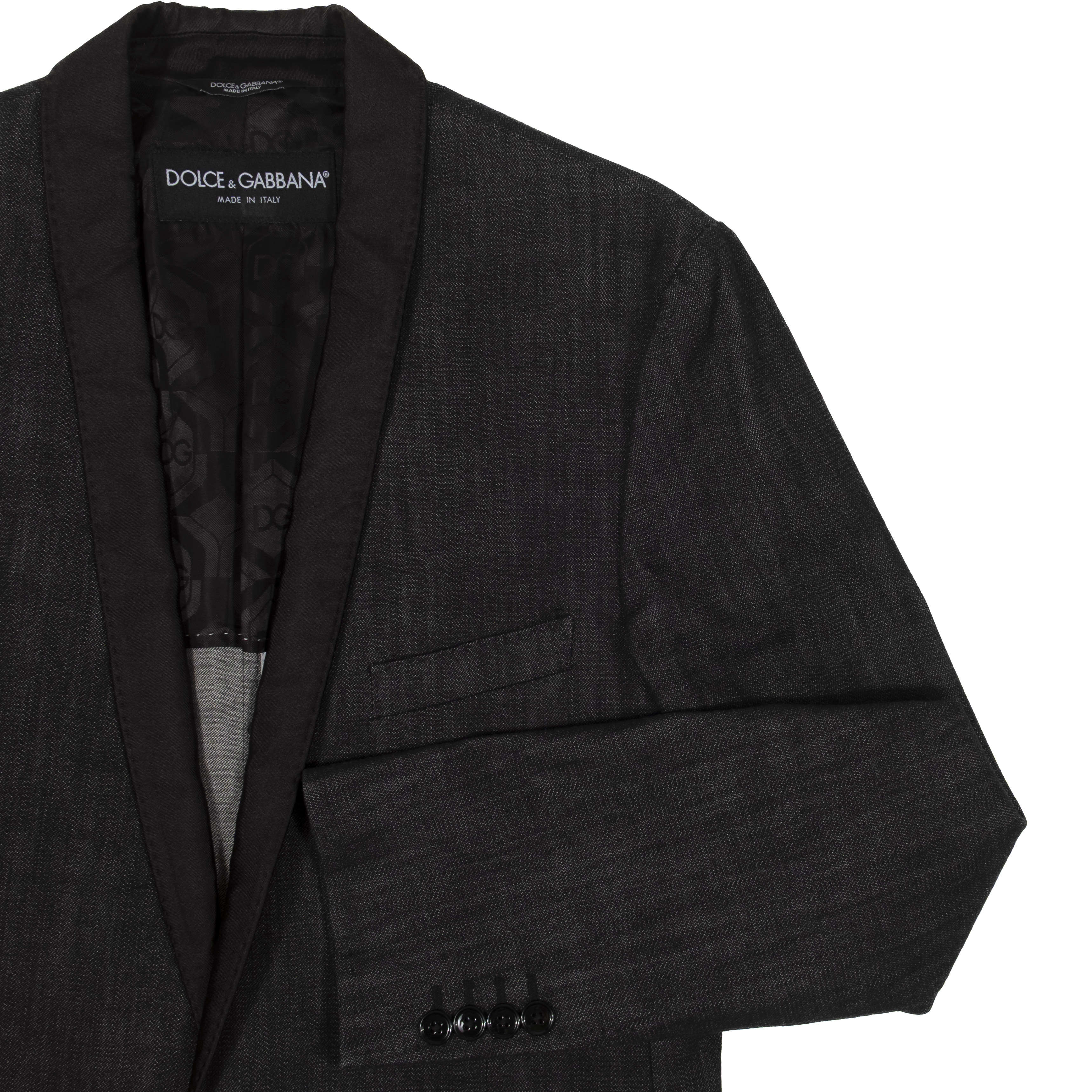 Dolce & Gabbana Denim Dinner Jacket Sz 50