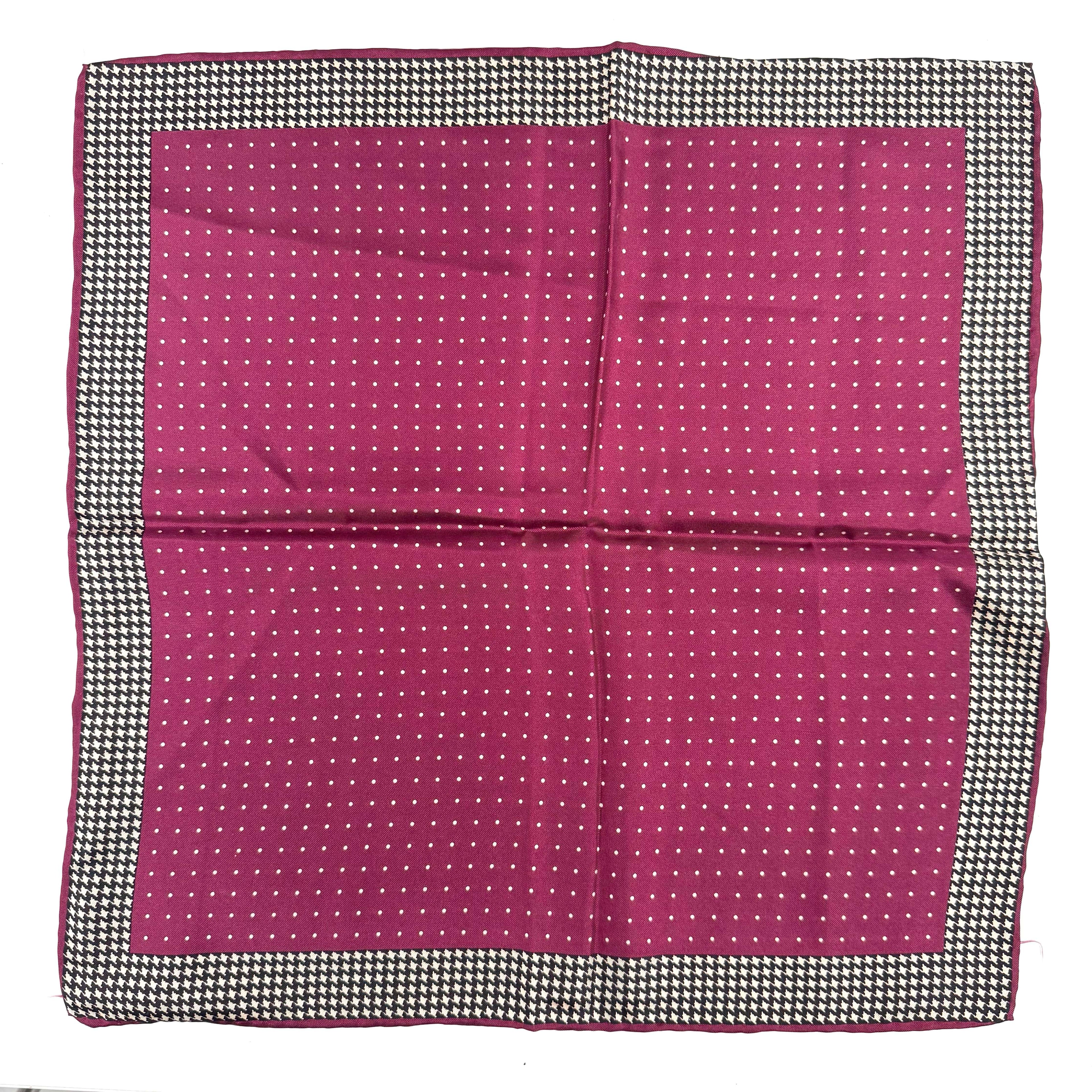 Burgundy Pocket Square