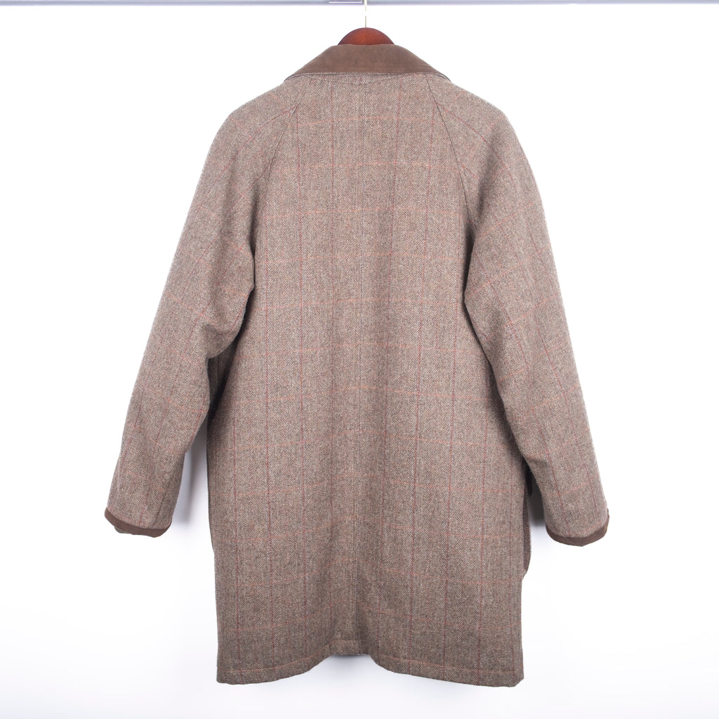 Brown Checked Tweed Hunting Coat